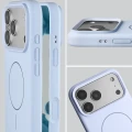 Silikonowe etui z pierścieniem magnetycznym Bizon Soft Case Magnetic do iPhone 18 Pro Max / 17 Pro Max, jasnoniebieskie (6/8)