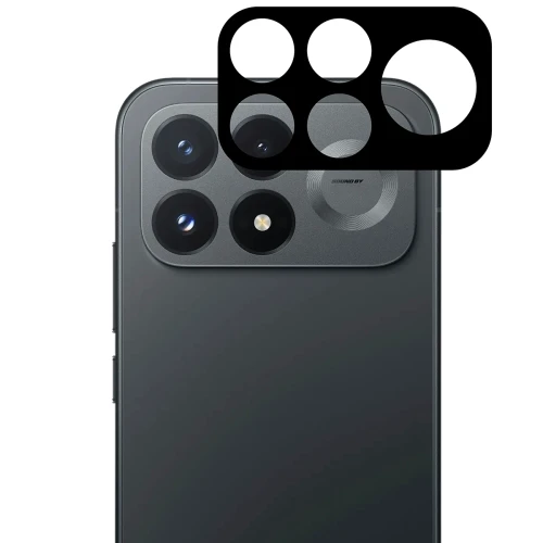 3x Szkło hartowane + szybka na aparat Bizon Glass Clear Pack do Xiaomi POCO F9 Pro (5/6)