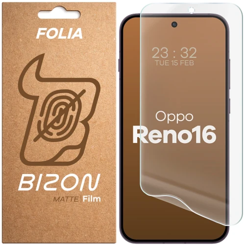 Folia matowa Bizon Film Matte do OPPO Reno16, 1 sztuka (1/5)