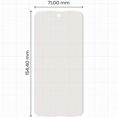 Folia matowa Bizon Film Matte do Oppo Reno16 F / Reno16 FS, 1 sztuka (2/5)