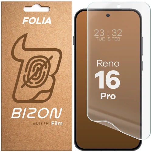 Folia matowa Bizon Film Matte do OPPO Reno16 Pro, 1 sztuka (1/5)