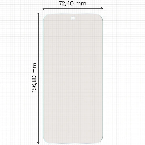 Folia matowa Bizon Film Matte do OPPO Reno16 Pro, 1 sztuka (2/5)