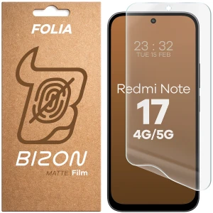Folia matowa Bizon Film Matte do Xiaomi Redmi Note 17 4G, 1 sztuka