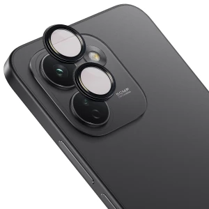 Szkło na aparat Bizon Glass Snap Lens do Xiaomi Redmi Note 17 Pro Max 5G, 1 zestaw, czarna ramka