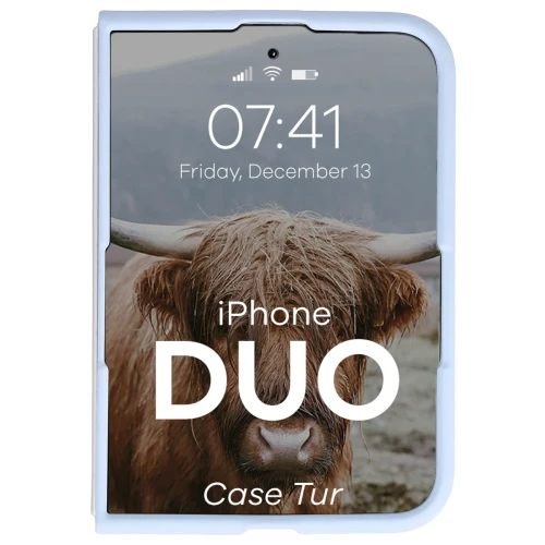 Pancerne etui Bizon Case Tur do iPhone Duo, jasnoniebieskie (5/8)
