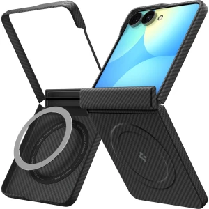 OUTLET: Etui Spigen Air Skin Aramid Mag do MagSafe do Galaxy Z Flip8, czarne