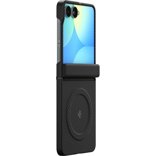Etui Spigen Air Skin Aramid Mag do MagSafe do Galaxy Z Flip8, czarne