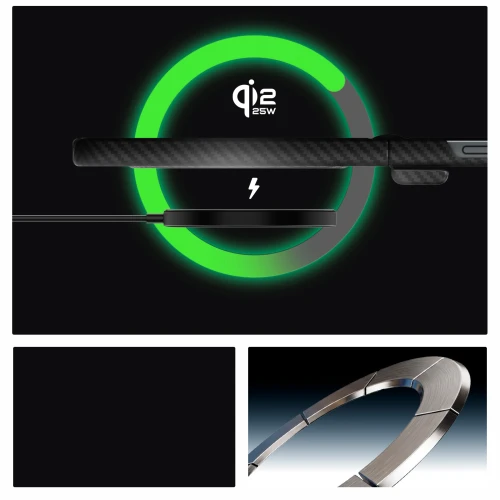 Etui Spigen Air Skin Aramid Mag do MagSafe do Galaxy Z Flip8, czarne