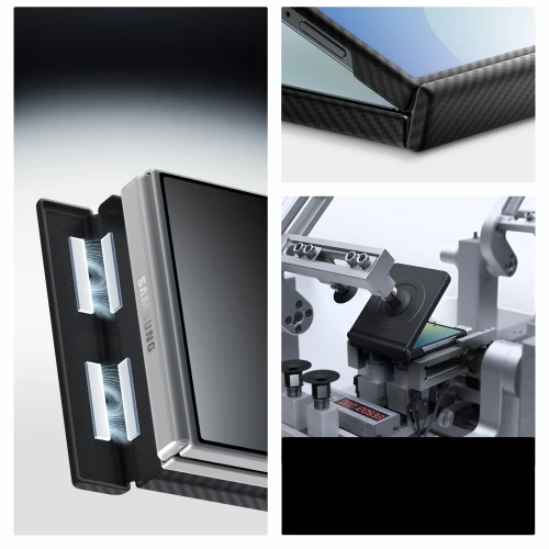 Etui Spigen Air Skin Aramid Mag do MagSafe do Galaxy Z Flip8, czarne