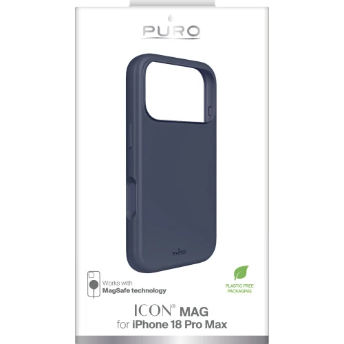 Etui Puro Icon Mag do iPhone 18 Pro Max / 17 Pro Max, do MagSafe, niebieskie (2/2)