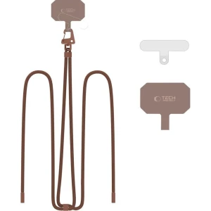 OUTLET: Smyczka na nadgarstek / ramię do telefonu Tech-Protect C5S Rope Crossbody Strap, brązowe