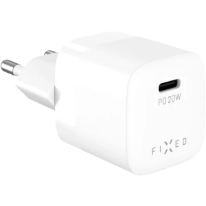 OUTLET: Ładowarka sieciowa USB-C PD, 20W, Fixed Mini, biała