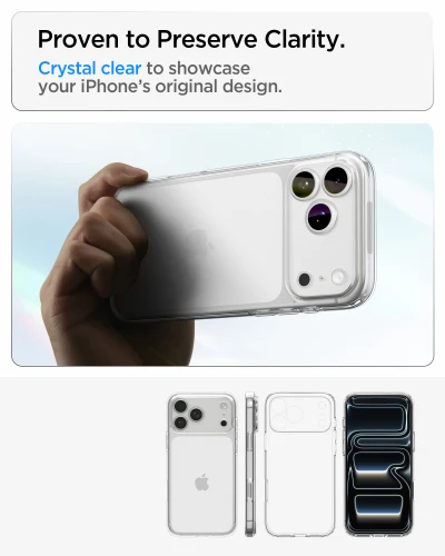 Etui Spigen Ultra Hybrid do iPhone 18 Pro Max, przezroczyste (6/13)