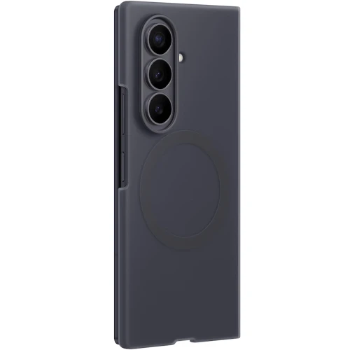 Etui + 2x folia antyrefleksyjna na przedni ekran Samsung Silicone Magnet Case do Galaxy Z Fold8 Ultra, do MagSafe, grafitowe