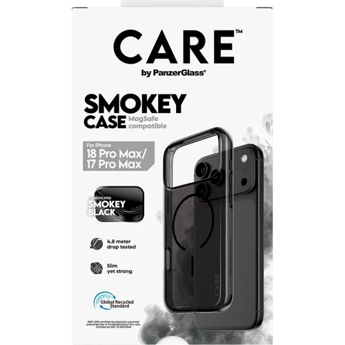 Etui CARE by PanzerGlass Smokey do iPhone 18 Pro Max / 17 Pro Max do MagSafe, przydymione-czarne (3/6)