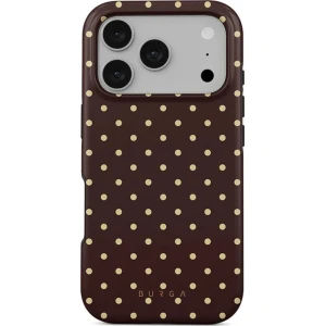 OUTLET: Etui Burga Sorry Busy Tough Magnetic do iPhone 17 Pro, brązowe w kropki