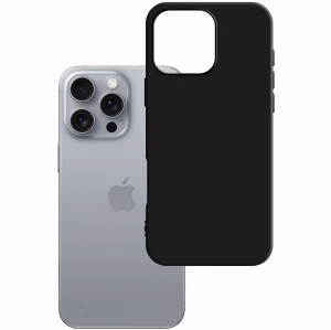 OUTLET: Etui 3mk Matt Case do iPhone 16 Pro, czarne matowe