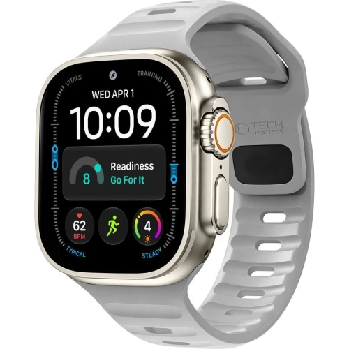 Pasek Tech-Protect Silicone Line, Apple Watch 49/46/45/44 mm, szary (1/9)