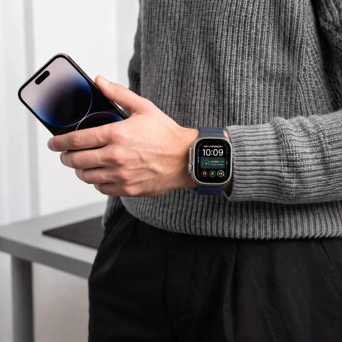 Pasek Tech-Protect Silicone Line, Apple Watch 49/46/45/44 mm, niebieski (4/8)