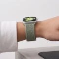 Pasek Tech-Protect Nylonmag do Apple Watch 44/45/46/49 mm, pistacjowy (6/8)