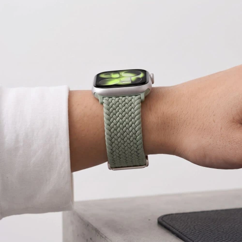 Pasek Tech-Protect Nylonmag do Apple Watch 38/40/41/42 mm, pistacjowy (6/8)