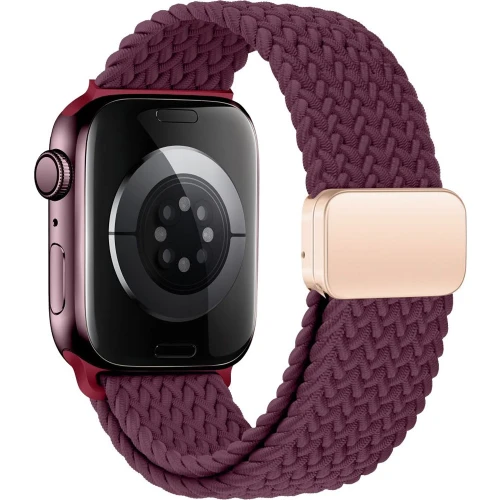 Pasek Tech-Protect Nylonmag do Apple Watch 38/40/41/42 mm, burgundowy (2/8)