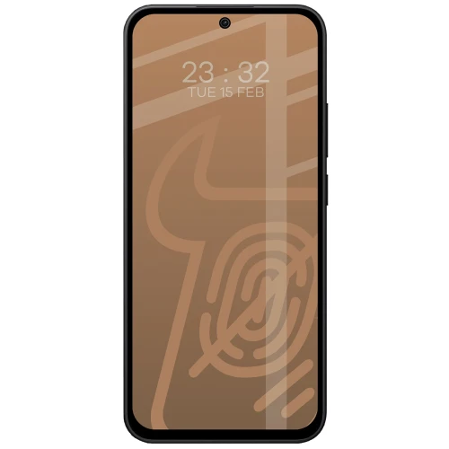 Matowe szkło hartowane Bizon Glass Matte do Xiaomi Redmi Note 17 4G/5G, czarna ramka (3/5)