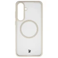 Etui z pierścieniem magnetycznym + szkło hartowane Bizon MatteO Pack do Galaxy S26 FE / S25 FE, przydymione-beżowe (2/9)