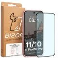 Etui z pierścieniem magnetycznym + szkło hartowane Bizon MatteO Pack do Google Pixel 11 / 11 Pro / 10 / 10 Pro, przydymione-jasnoróżowe (9/9)