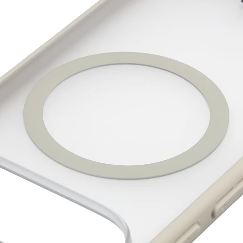 Etui z pierścieniem magnetycznym + szkło hartowane Bizon MatteO Pack do Google Pixel 11 / 11 Pro / 10 / 10 Pro, przydymione-beżowe (4/9)