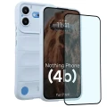 Pancerne etui + szkło hartowane Bizon Tur Pack do Nothing Phone (4b), jasnoniebieskie (1/10)