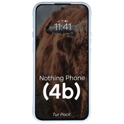 Pancerne etui + szkło hartowane Bizon Tur Pack do Nothing Phone (4b), jasnoniebieskie (6/10)