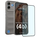 Pancerne etui + szkło hartowane Bizon Tur Pack do Nothing Phone (4b), jasnoszare (1/10)