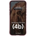 Pancerne etui + szkło hartowane Bizon Tur Pack do Nothing Phone (4b), burgundowe (6/10)