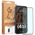 Pancerne etui + szkło hartowane Bizon Tur Pack do Nothing Phone (4b), granatowe (10/10)