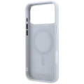 Etui Karl Lagerfeld Ring Stand 360 Karl Head Pin do iPhone 18 Pro / 17 Pro do MagSafe, szare