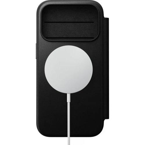Etui z klapką Nomad Modern Leather Folio do MagSafe, do iPhone 18 Pro / 17 Pro, czarne (5/9)