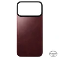Skórzane etui Nomad Magnetic Leather Back Horween Series do MagSafe do iPhone 18 Pro Max / 17 Pro Max, burgundowe (8/8)