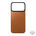 Skórzane etui Nomad Magnetic Leather Back Horween Series do MagSafe do iPhone 18 Pro / 17 Pro, jasnobrązowe (8/8)