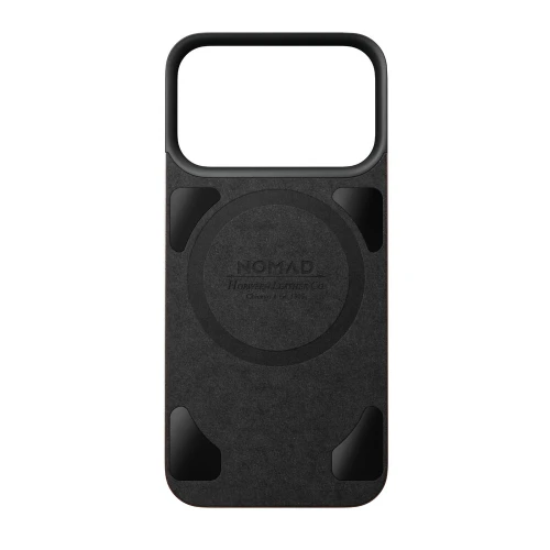 Skórzane etui Nomad Magnetic Leather Back Horween Series do MagSafe do iPhone 18 Pro / 17 Pro, rustykalne brązowe (3/8)