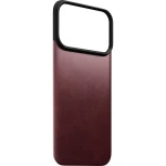 Skórzane etui Nomad Magnetic Leather Back Horween Series do MagSafe do iPhone 18 Pro / 17 Pro, burgundowe