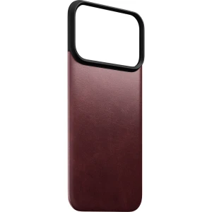 Skórzane etui Nomad Magnetic Leather Back Horween Series do MagSafe do iPhone 18 Pro / 17 Pro, burgundowe