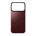 Skórzane etui Nomad Magnetic Leather Back Horween Series do MagSafe do iPhone 18 Pro / 17 Pro, burgundowe (2/8)