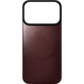 Skórzane etui Nomad Magnetic Leather Back Horween Series do MagSafe do iPhone 18 Pro / 17 Pro, burgundowe (4/8)