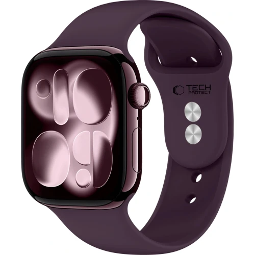 Pasek Tech-Protect Silicone, Apple Watch 49/46/45/44 mm, burgundowy (1/9)