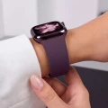 Pasek Tech-Protect Silicone, Apple Watch 49/46/45/44 mm, burgundowy (7/9)