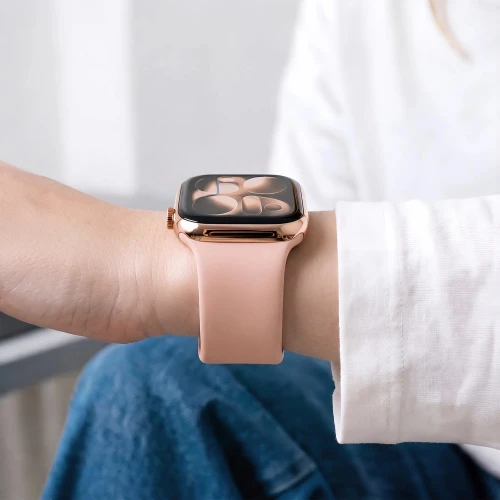 Pasek Tech-Protect Silicone, Apple Watch 49/46/45/44 mm, różowy (6/9)