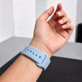 Pasek Tech-Protect Silicone, Apple Watch 49/46/45/44 mm, ciemnoniebieski jeans (4/9)