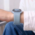 Pasek Tech-Protect Silicone, Apple Watch 49/46/45/44 mm, ciemnoniebieski jeans (5/9)