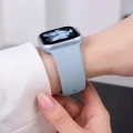 Pasek Tech-Protect Silicone, Apple Watch 49/46/45/44 mm, ciemnoniebieski jeans (7/9)